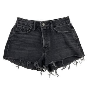 GRLFRND - Cindy High Rise Shorts in Black